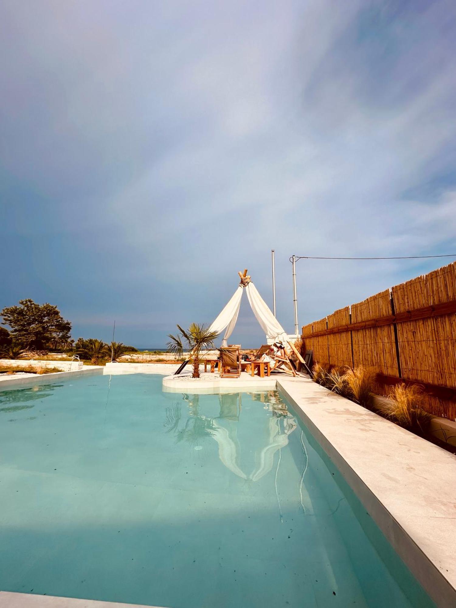 Amo Golden Suites Chrysi Ammoudia Ngoại thất bức ảnh