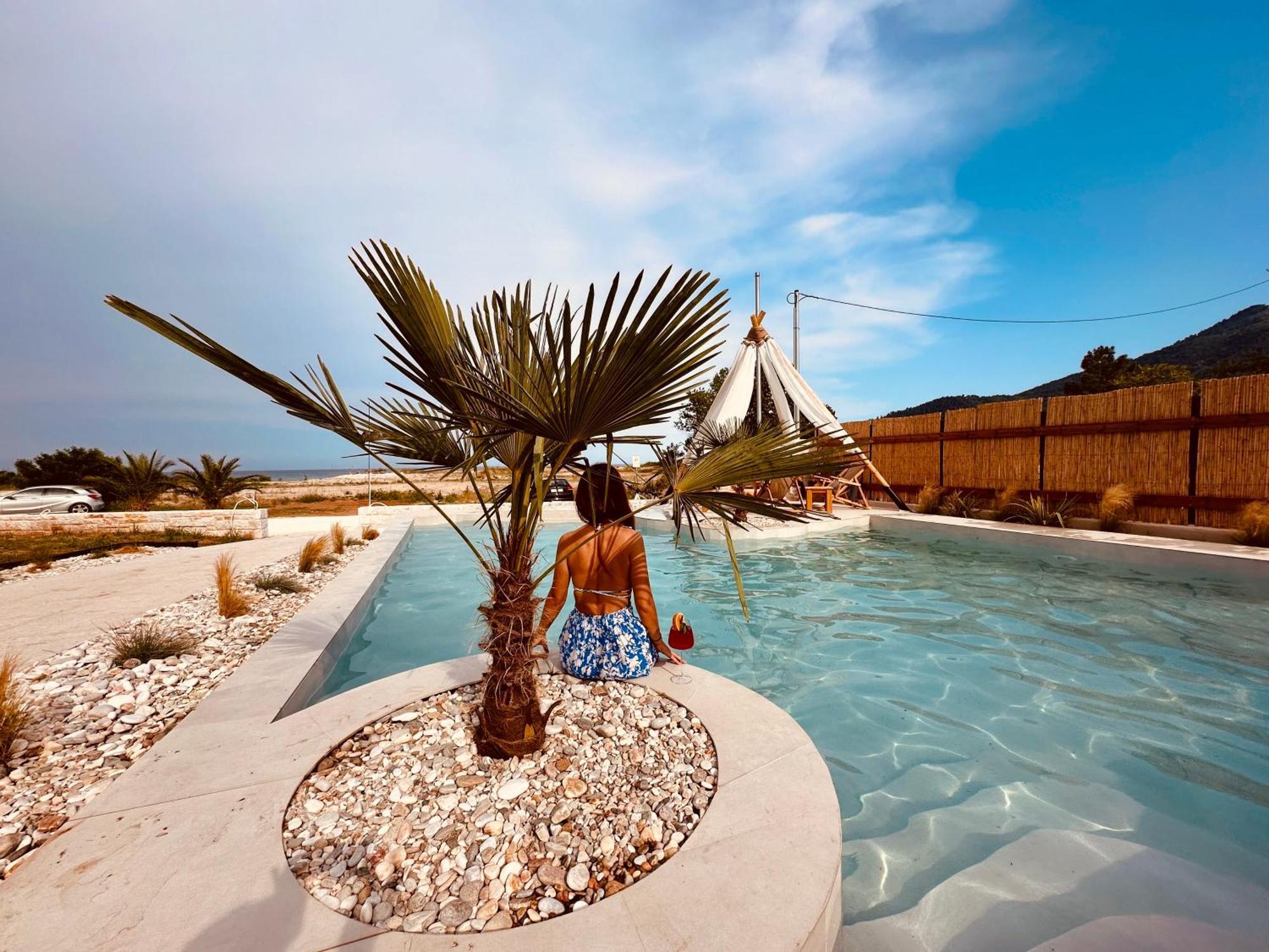 Amo Golden Suites Chrysi Ammoudia Ngoại thất bức ảnh
