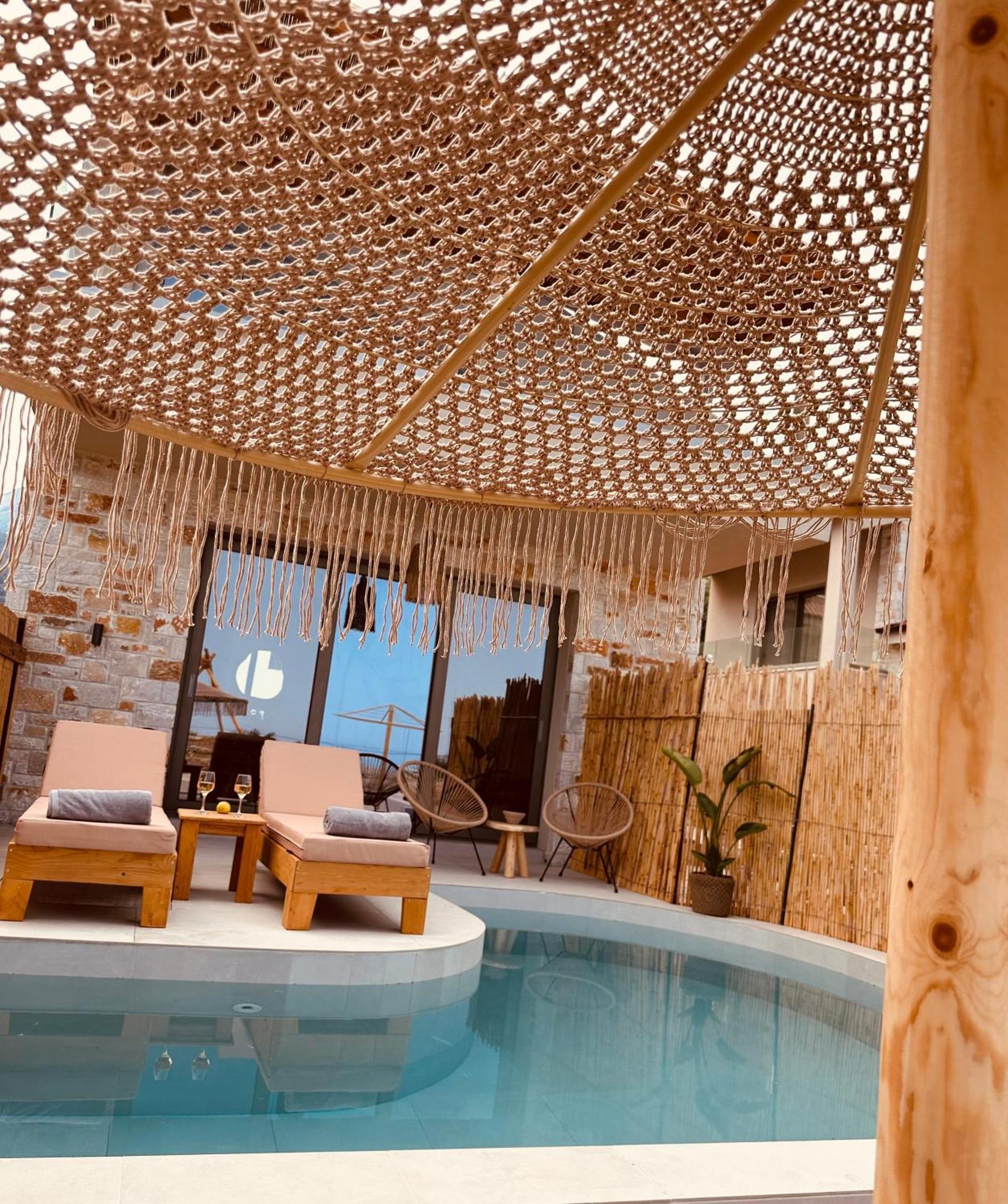 Amo Golden Suites Chrysi Ammoudia Ngoại thất bức ảnh