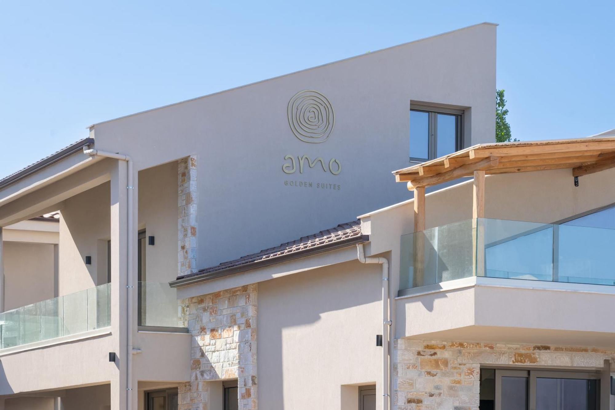 Amo Golden Suites Chrysi Ammoudia Ngoại thất bức ảnh