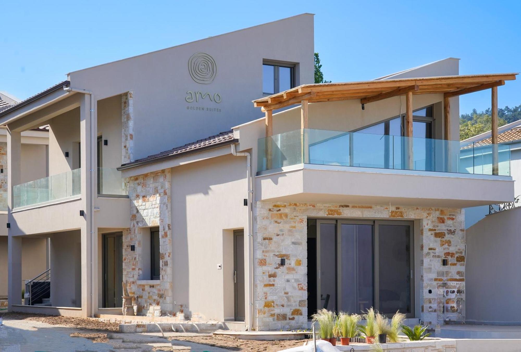 Amo Golden Suites Chrysi Ammoudia Ngoại thất bức ảnh