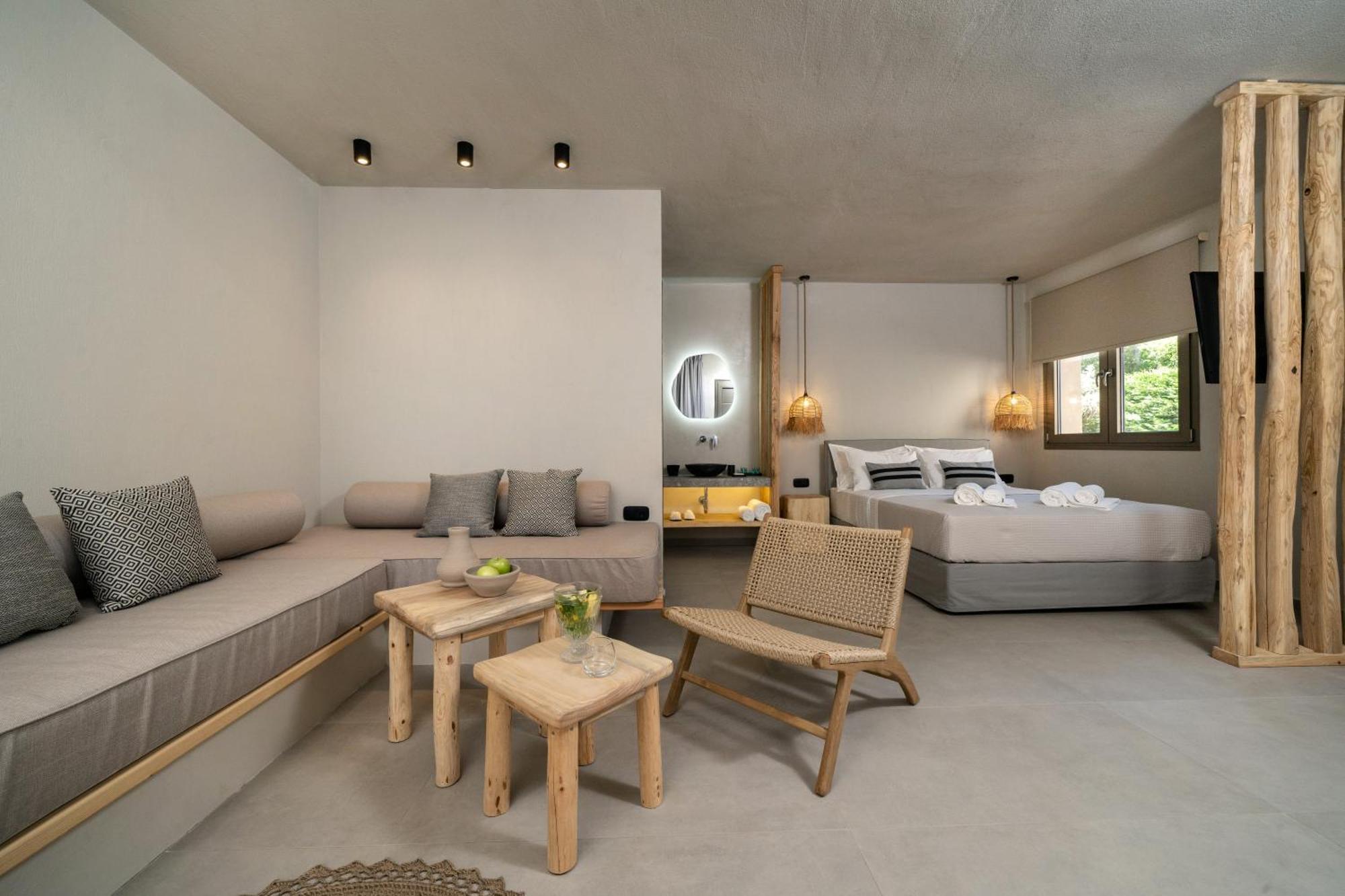 Amo Golden Suites Chrysi Ammoudia Ngoại thất bức ảnh