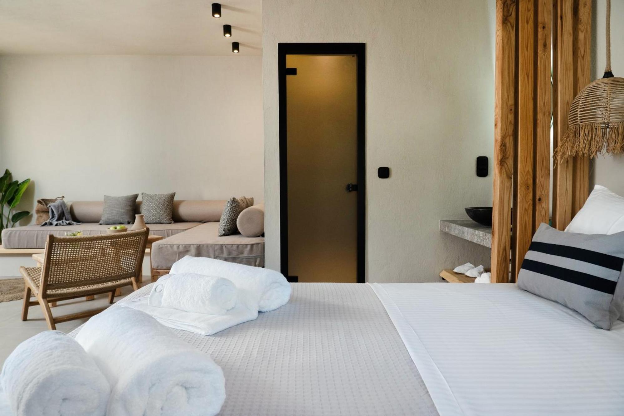 Amo Golden Suites Chrysi Ammoudia Ngoại thất bức ảnh